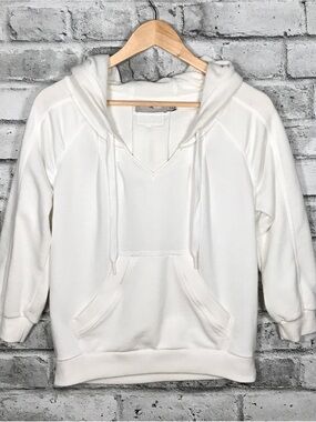 Stella McCartney for Adidas Cropped Pullover Hoodie. Small